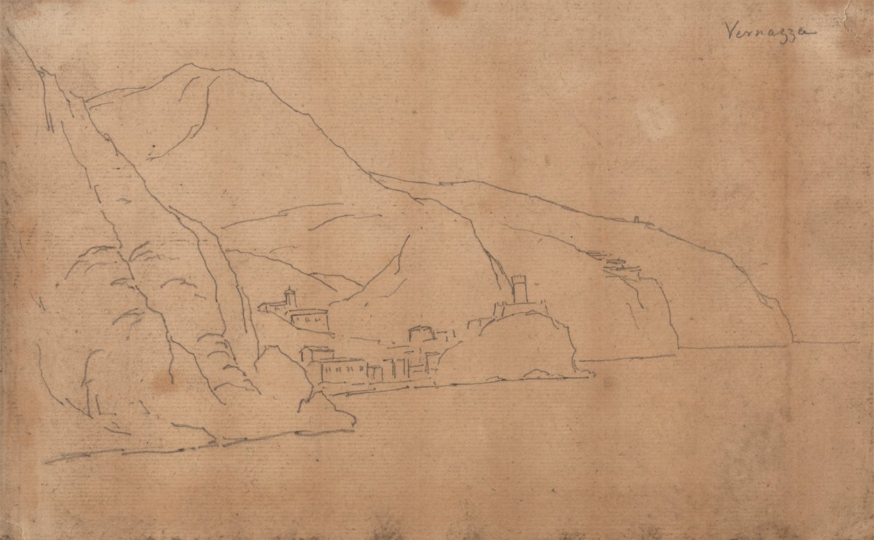 Vernazza av John Robert Cozens