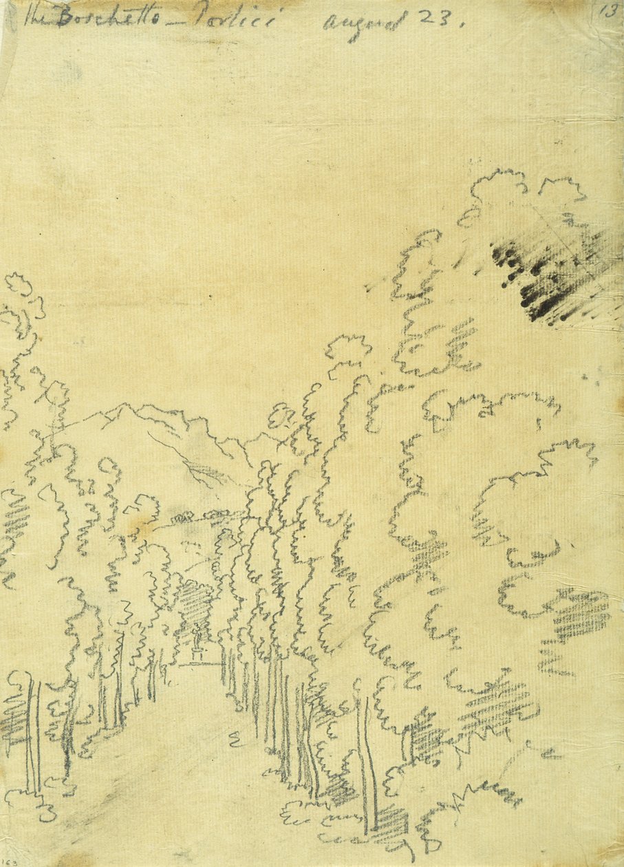 Woodland, från ett album med spårning av John Robert Cozens