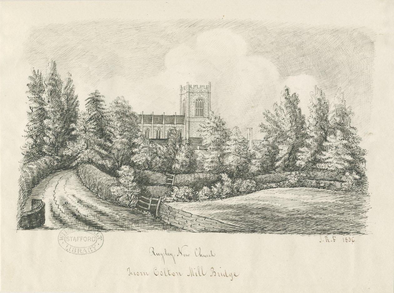 Rugeley kyrka av John Robert Fernyhough