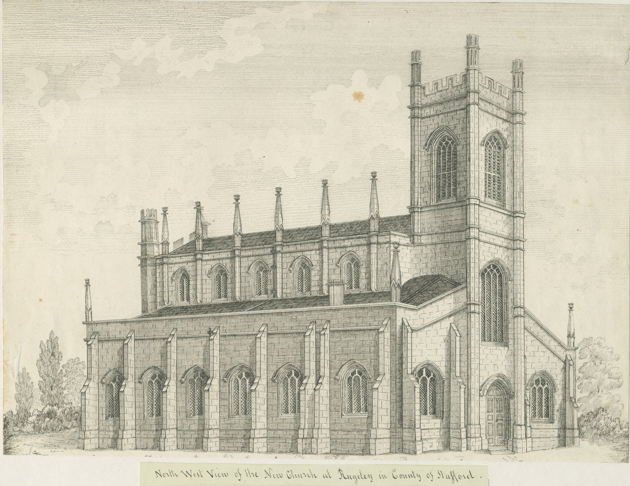 Rugeley kyrka av John Robert Fernyhough