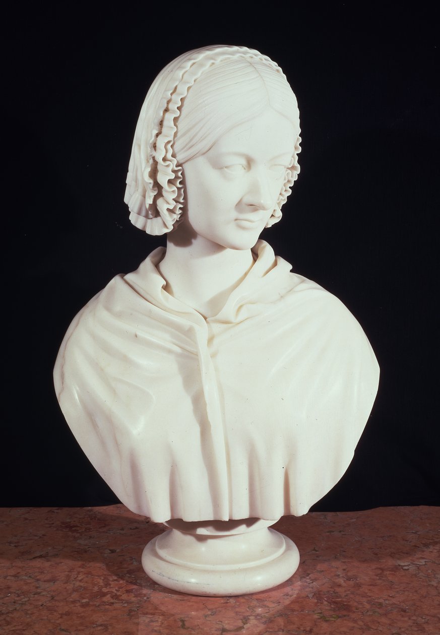Byst av Florence Nightingale (1820-1910) av John Robert Steell
