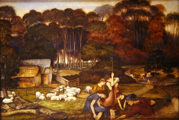 Höst, ca 1879 (akvarell på papper) av John Roddam Spencer Stanhope