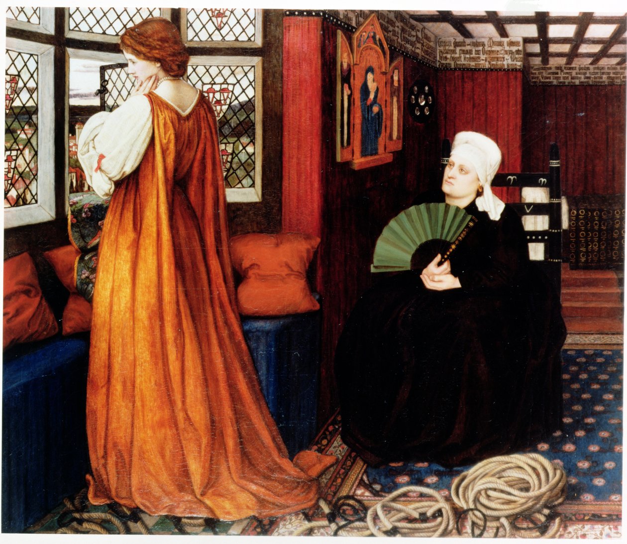 Juliet och hennes sjuksköterska av John Roddam Spencer Stanhope