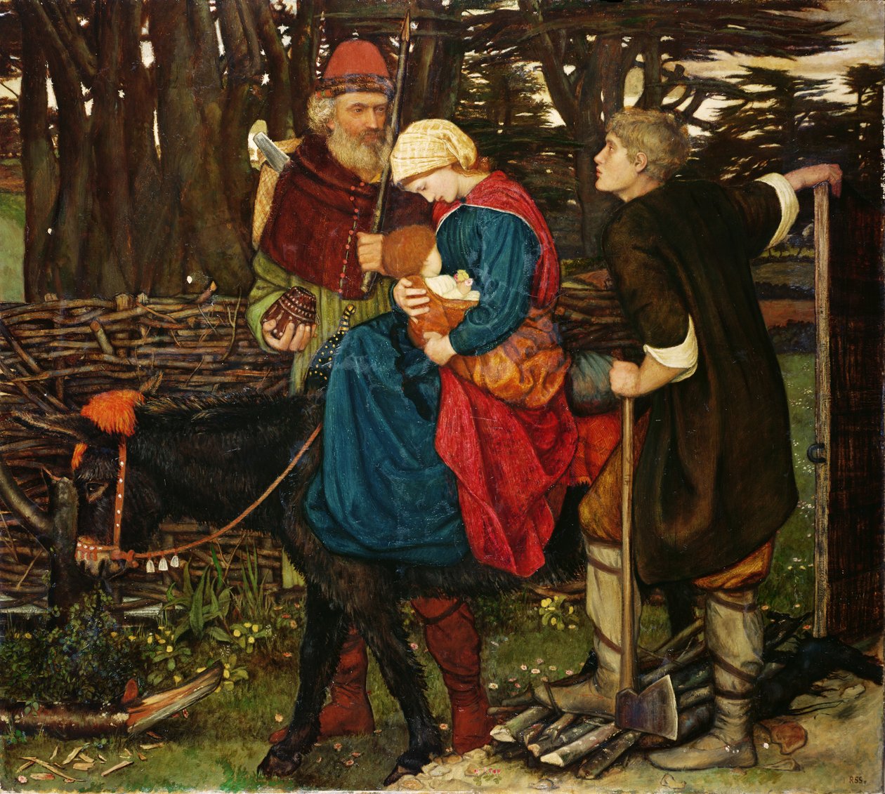 Den heliga familjen av John Roddam Spencer Stanhope