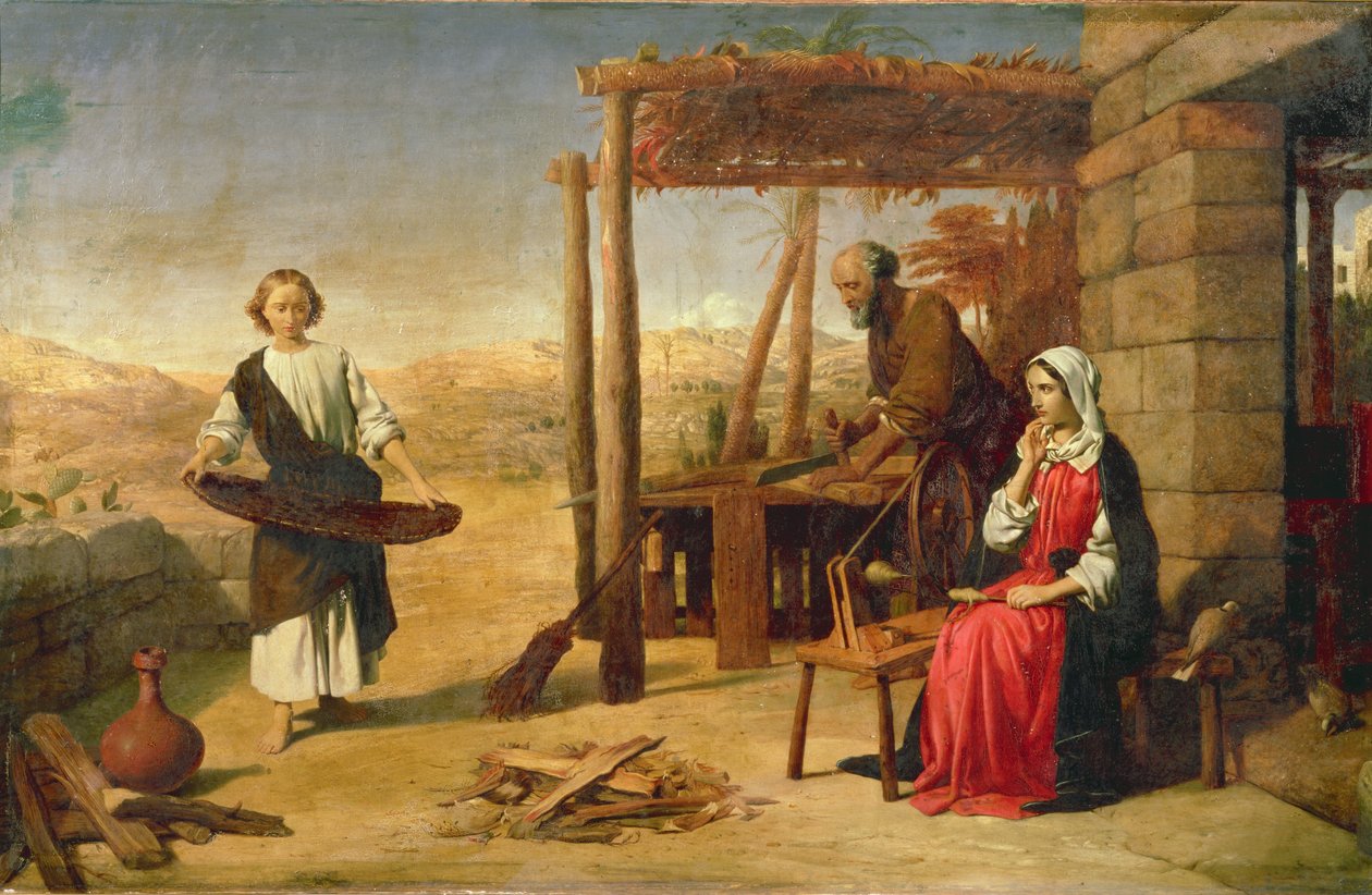 Vår Frälsare underkastade sina föräldrar i Nasaret, 1860 av John Rogers Herbert