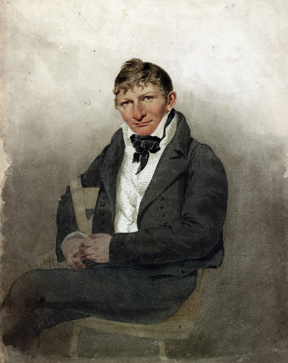 John Rubens Smith, självporträtt av John Rubens Smith