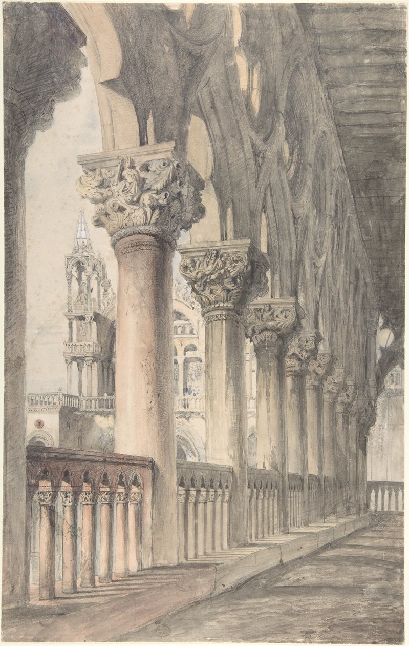 Loggian i Dogepalatset, Venedig av John Ruskin