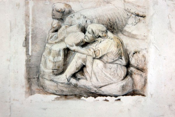 Spur av Piazzetta Shaft, Venedig av John Ruskin