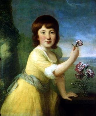 Porträtt av fröken Augusta Hirst av John Russell