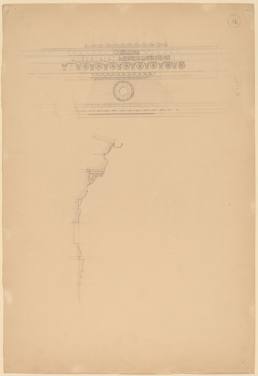 Studie av lister av John Russell Pope