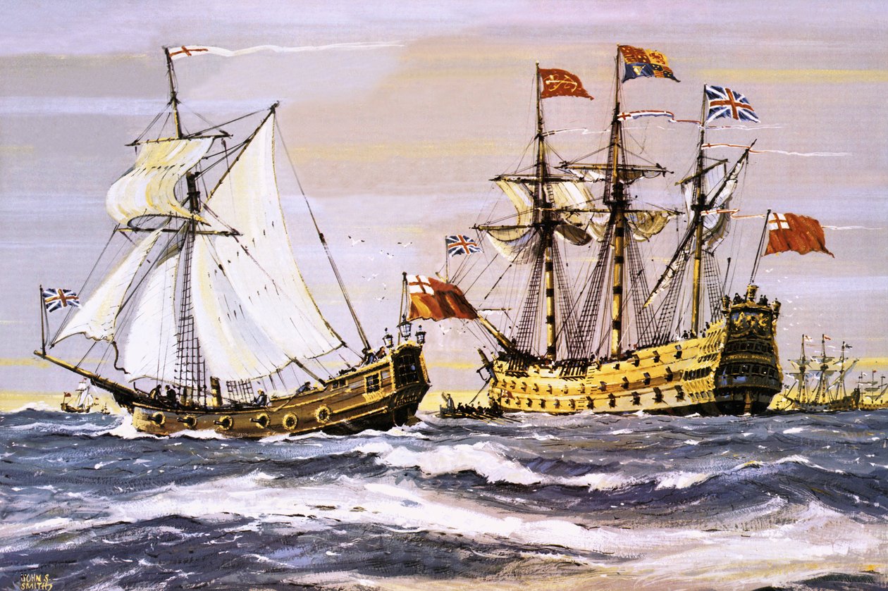 Karl II besöker den kungliga prinsen (år 1672) av John S. Smith