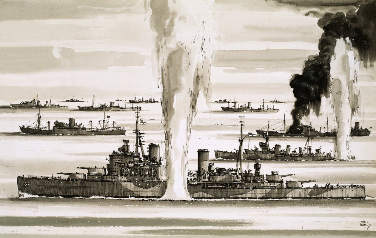 Brittiska flottan seglar till Malta under andra världskriget av John S. Smith