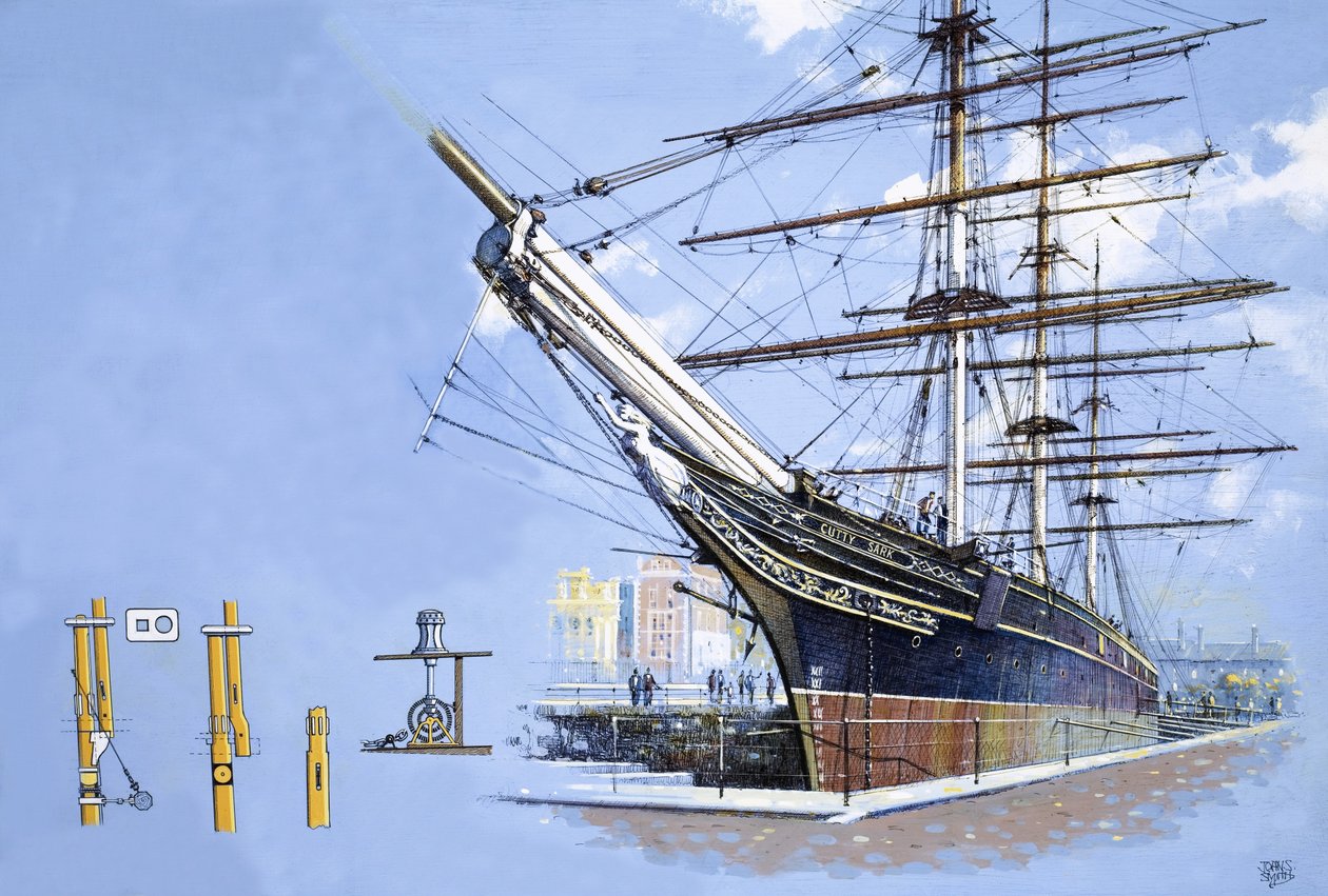 Te-klipparen Cutty Sark av John S. Smith