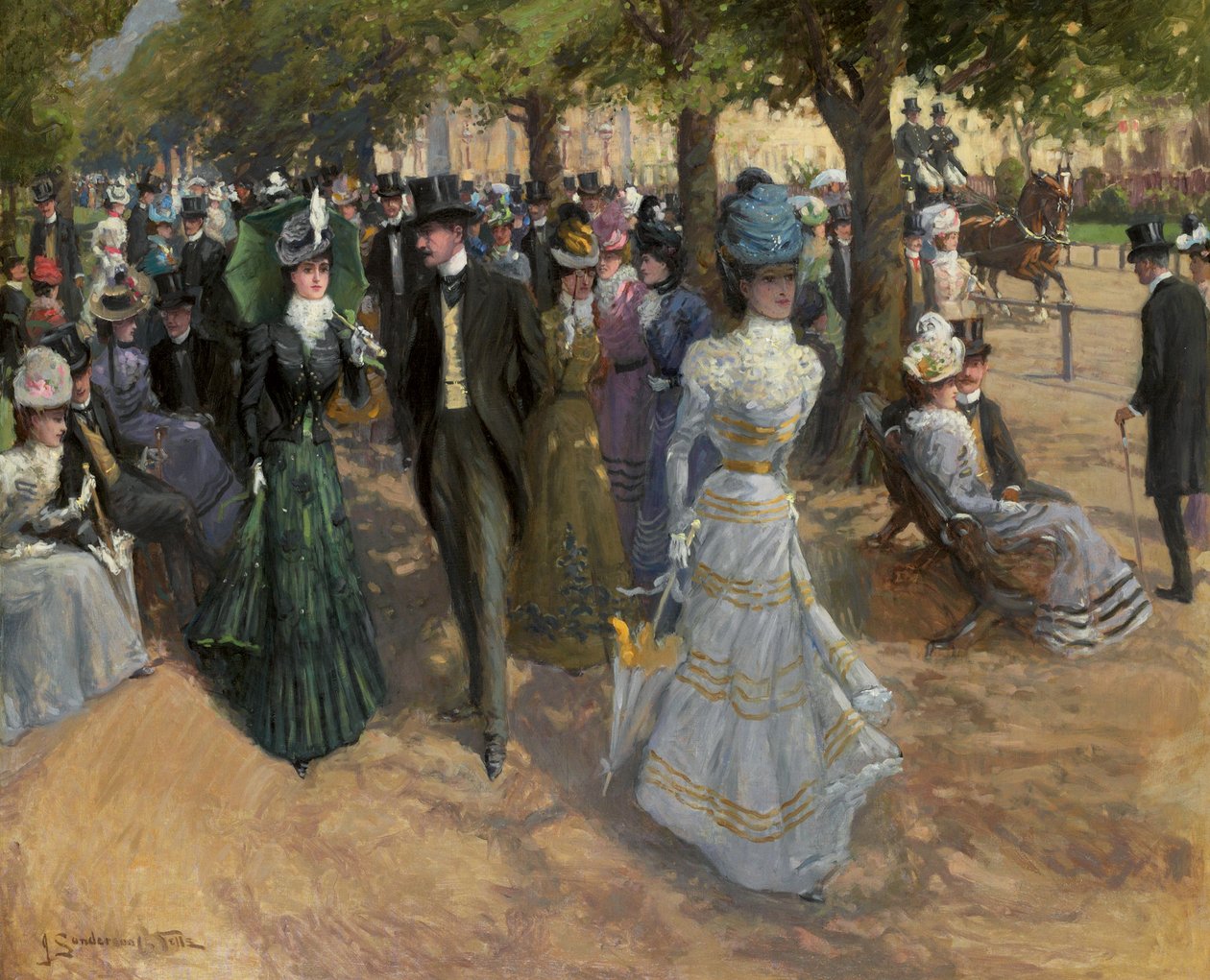 Kyrkparad, Hyde Park av John Sanderson Wells