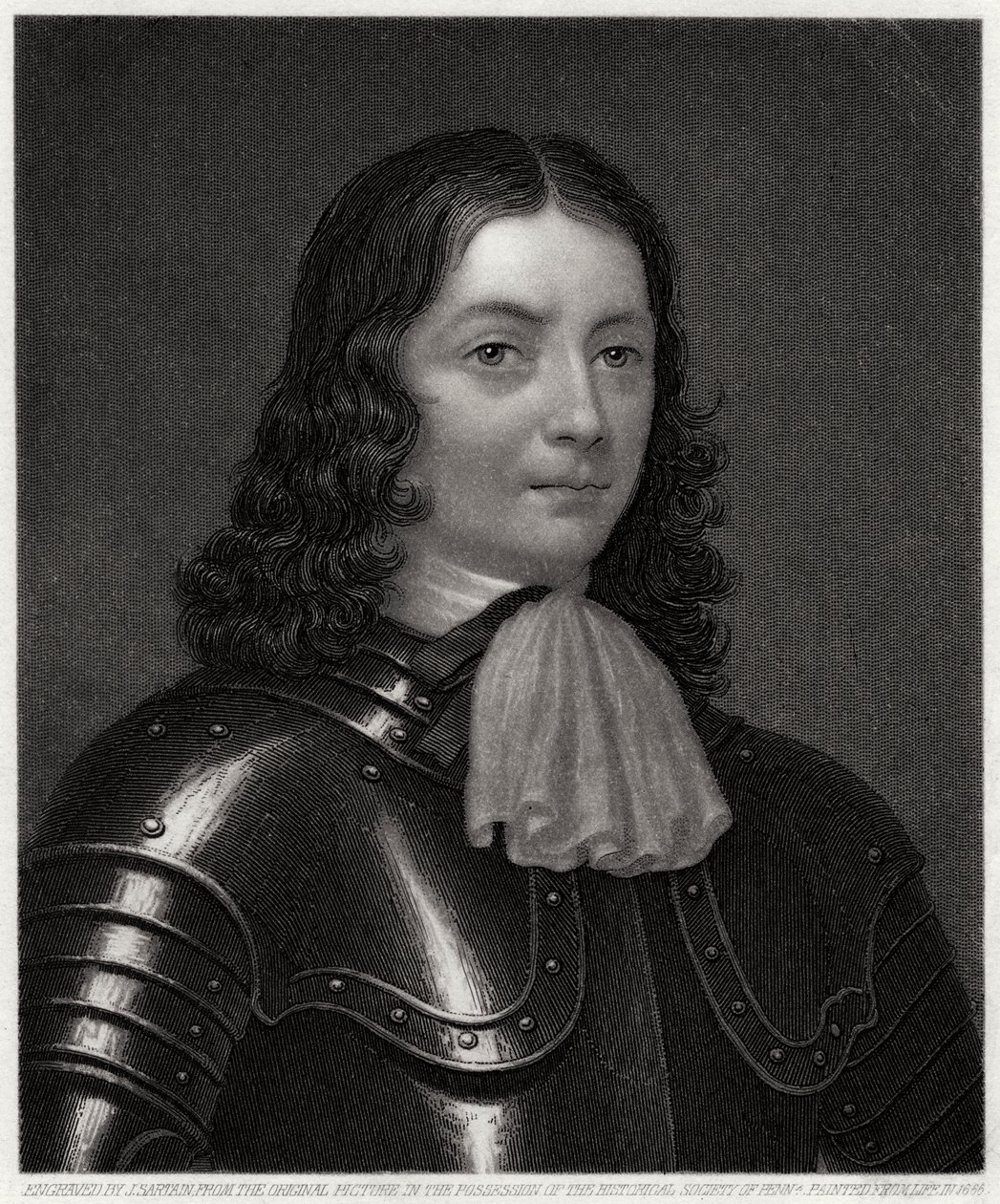 William Penn, efter 1666, 1800-talet. av John Sartain