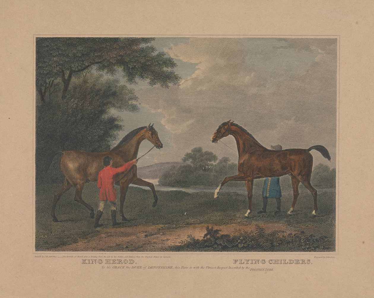 Kung Herodes (?) Flying Childers av John Scott