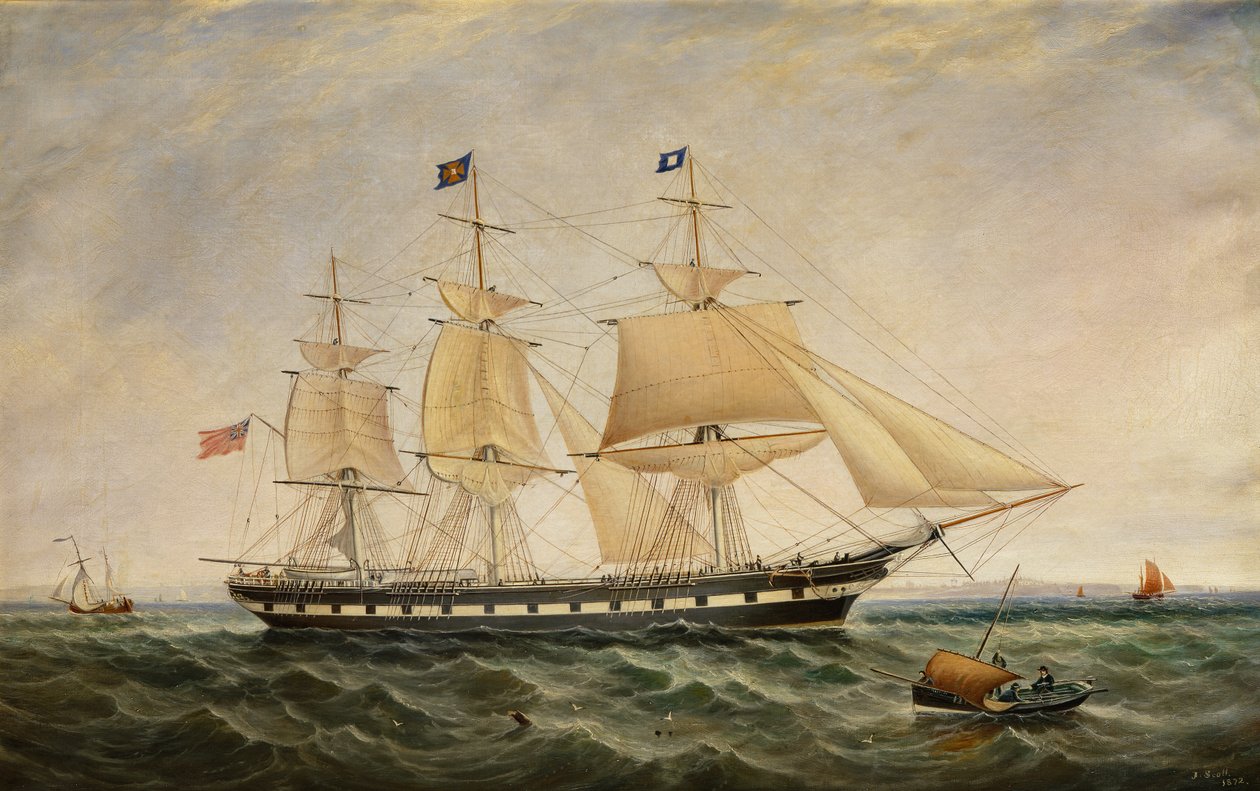 Louisa Hove Till att vänta på en pilot utanför Whitby av John Scott