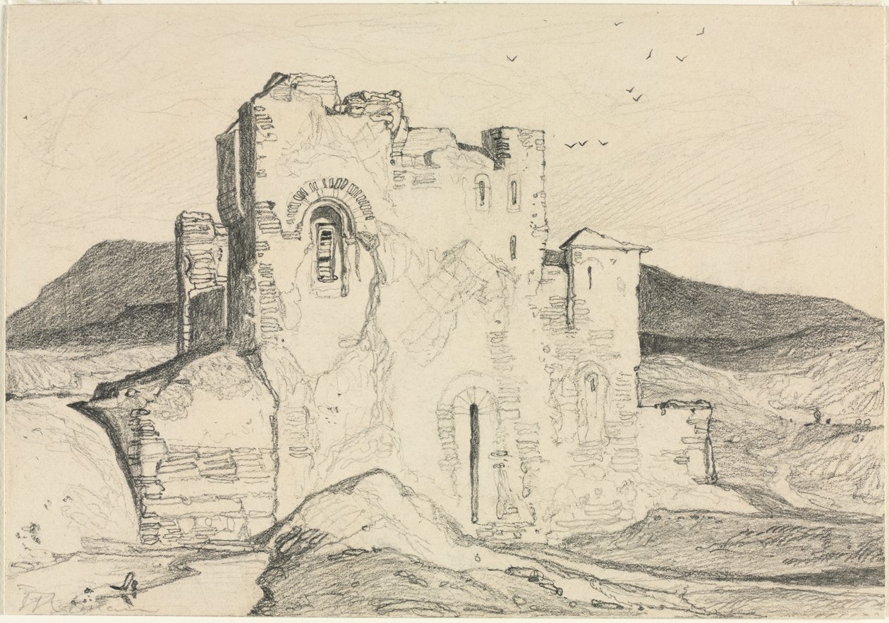 Ett slott i Normandie av John Sell Cotman