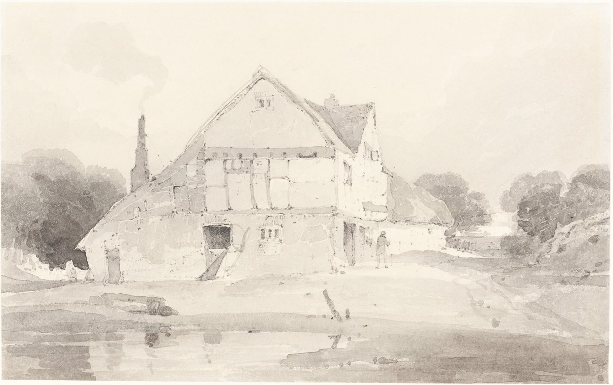 En stuga på Dorking i Surrey av John Sell Cotman
