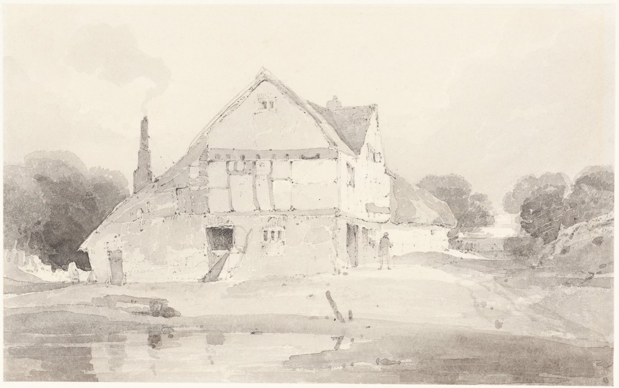 En stuga i Dorking i Surrey av John Sell Cotman