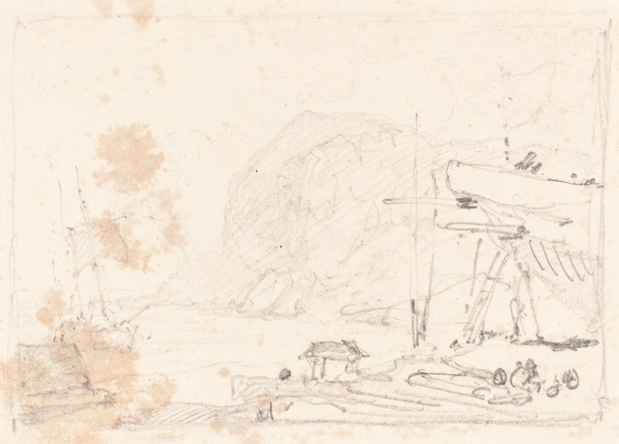 En torrdocka av John Sell Cotman