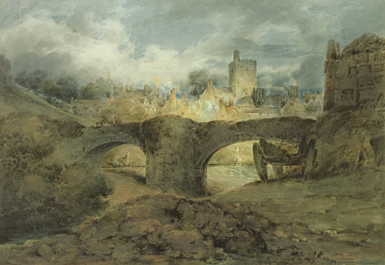 Brecknock, ca 1801 (wc med gummi arabicum på papper) av John Sell Cotman
