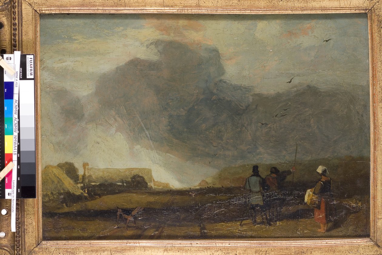 Landskap i Normandie (olja på duk) av John Sell Cotman
