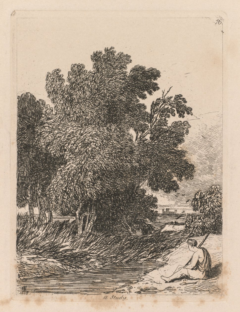 Studiebok: Platt 16, En studie av John Sell Cotman