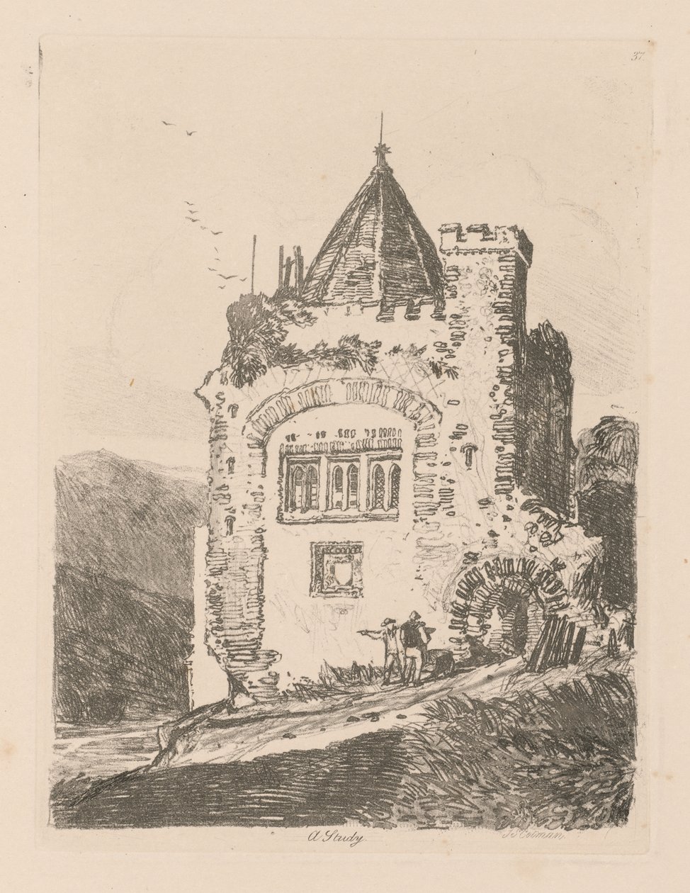 Studiebok: Plåt 37, En studie av John Sell Cotman