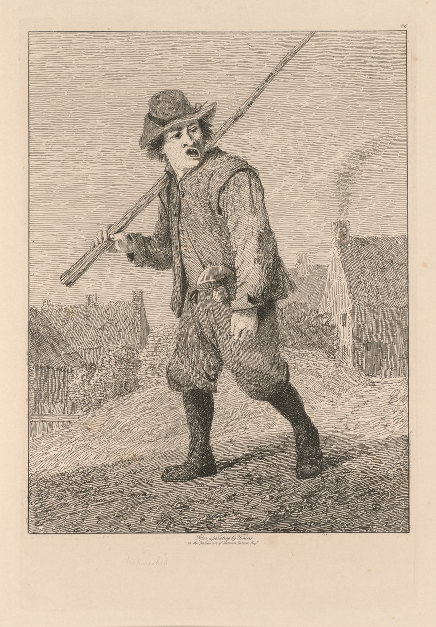 Liber Studiorum: Plate 46, Sketch after Teniers av John Sell Cotman