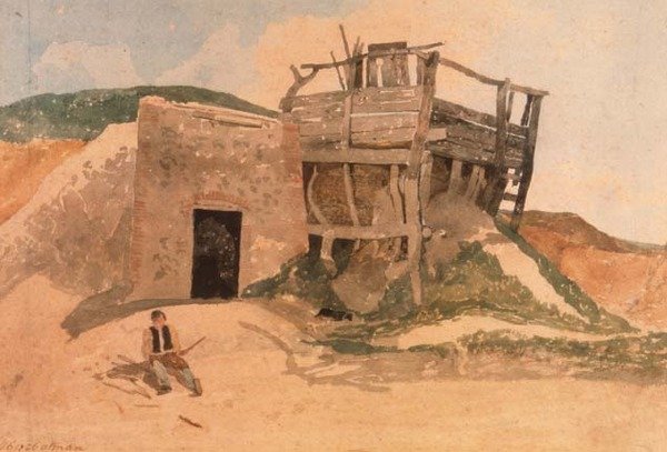 Lime Kiln nära Cromer, Norfolk av John Sell Cotman