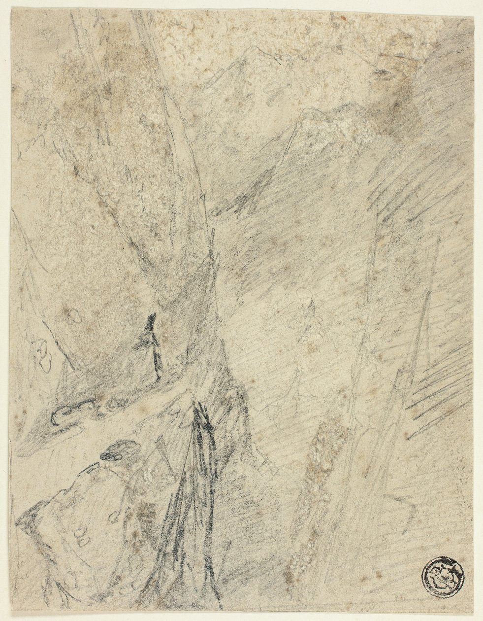 Mountain Gorge av John Sell Cotman