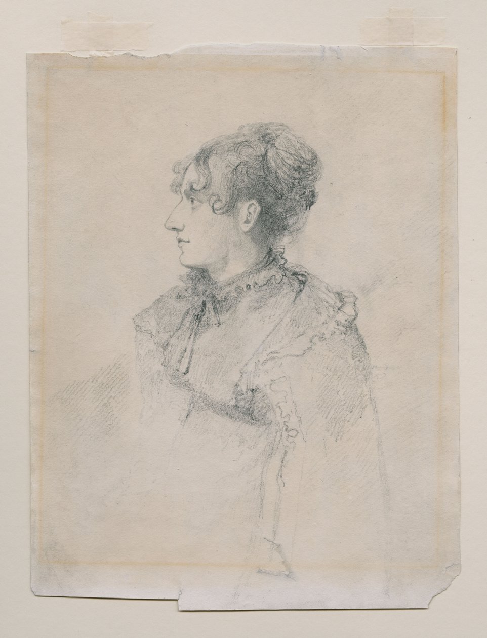 Porträtt av Mrs Parr(?), syster till Mrs John Sell Cotman, kallad 