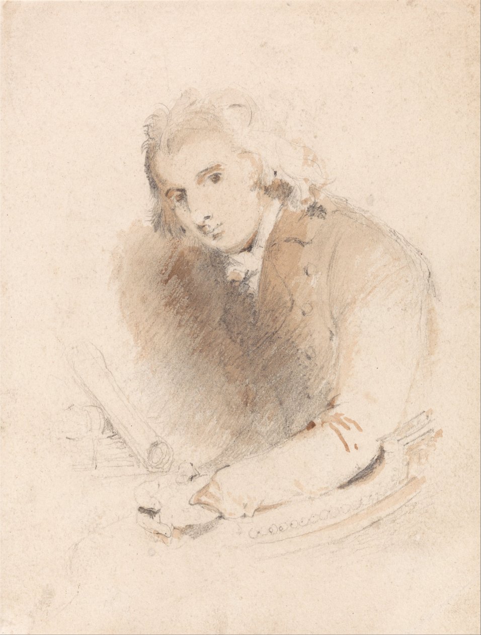Porträtt av en akademiker av John Sell Cotman