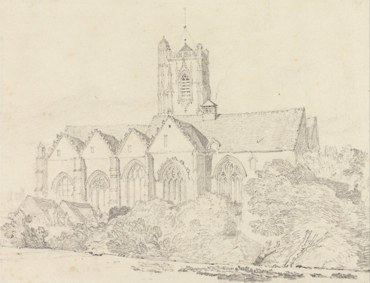 S:t Johannes kyrka, Peronne (Somme) av John Sell Cotman
