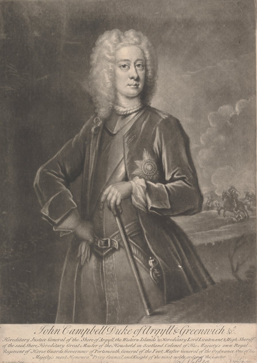 John Campbell, 2:e hertig av Argyll, 1:e hertig av Greenwich av John Simon