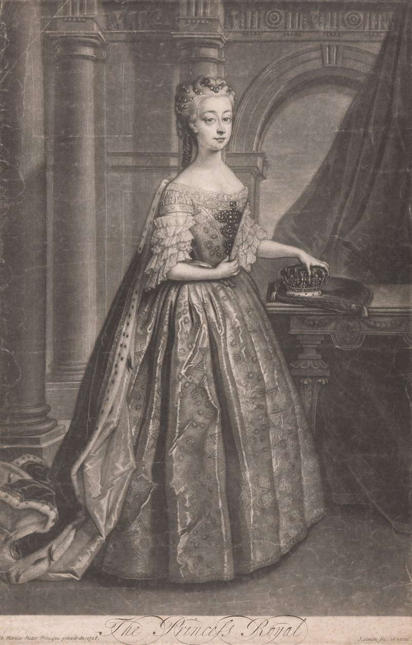 The Princess Royal (Princess Ann, äldsta dotter till George II) av John Simon