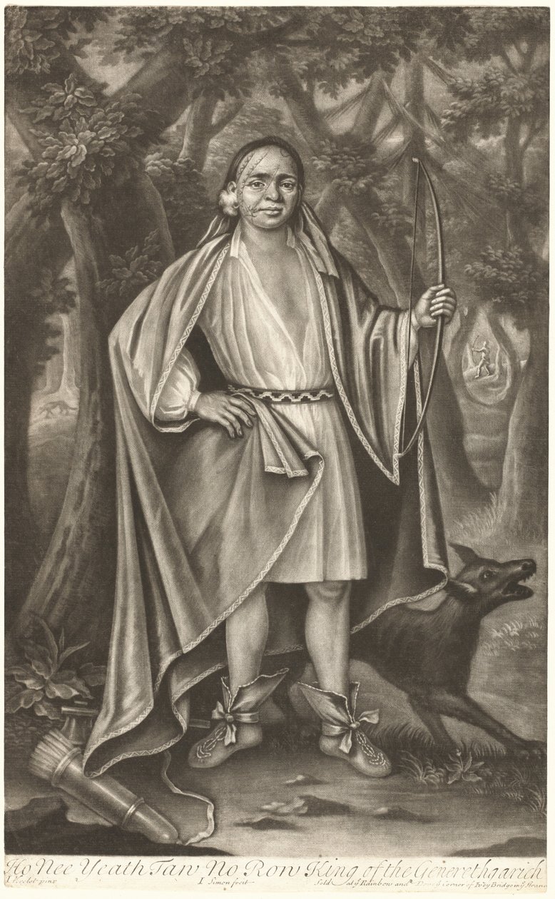 Ho Nee Yeath Taw No Row, kung av Generethgarick av John Simon after John Verelst