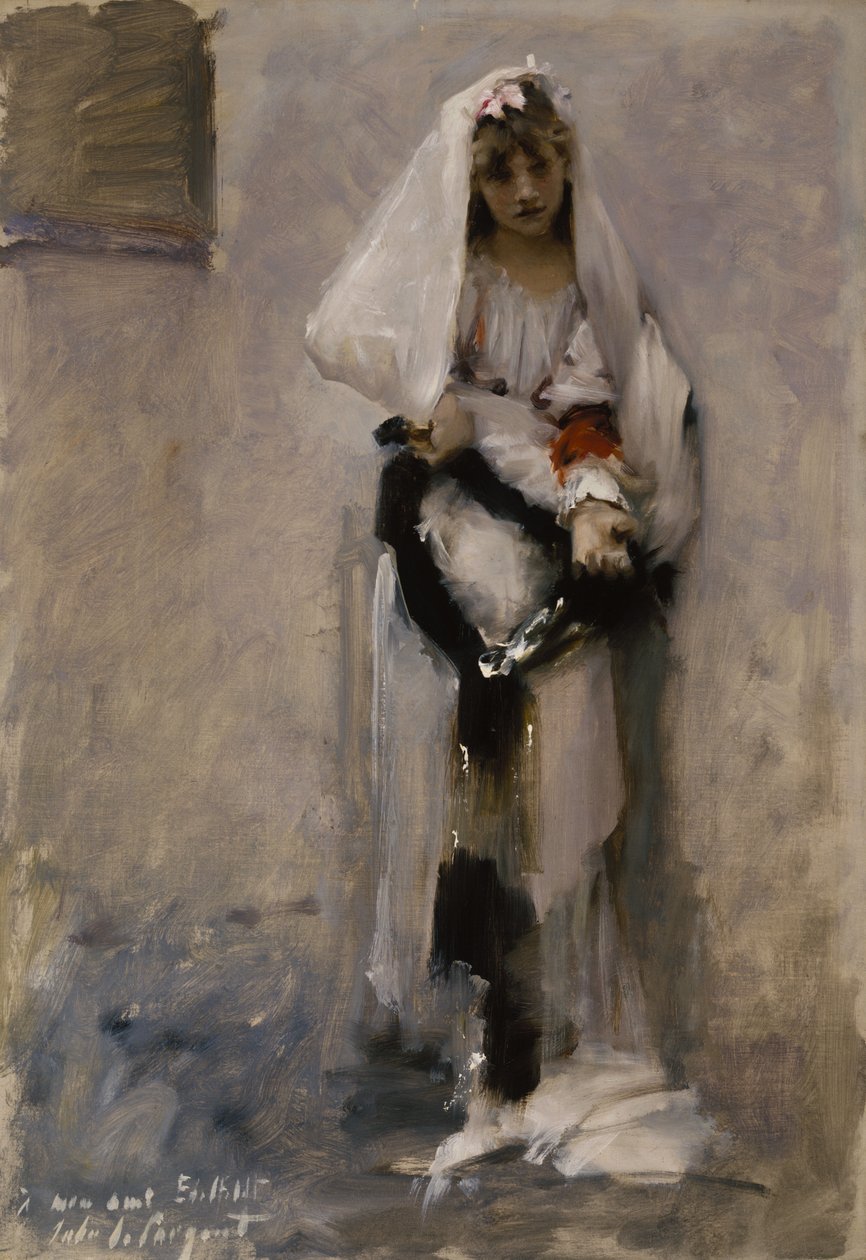 En parisisk tiggarflicka av John Singer Sargent