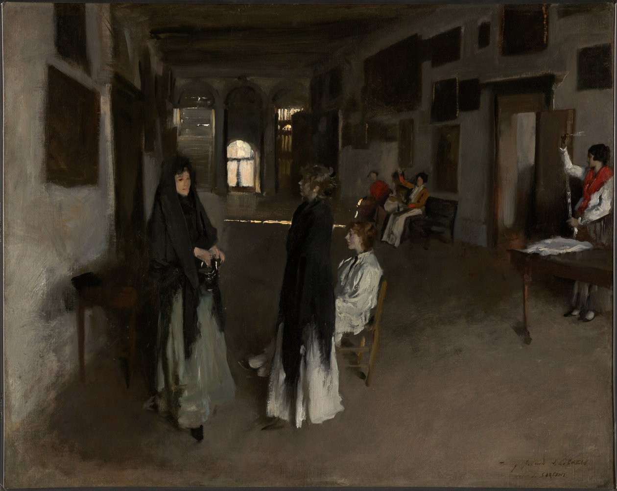 En venetiansk interiör av John Singer Sargent