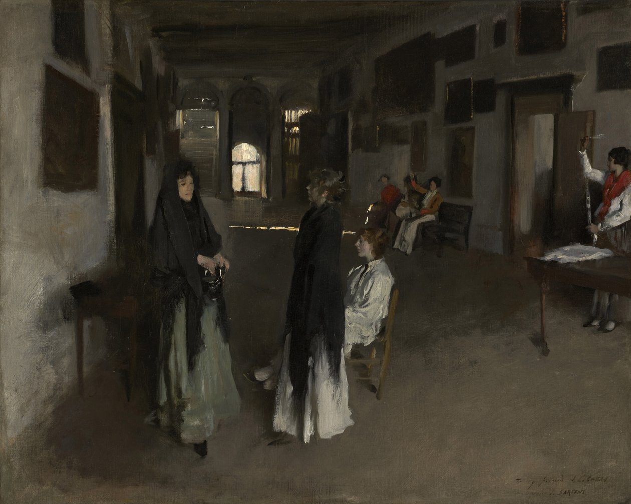 En venetiansk interiör, ca 1880-82 av John Singer Sargent