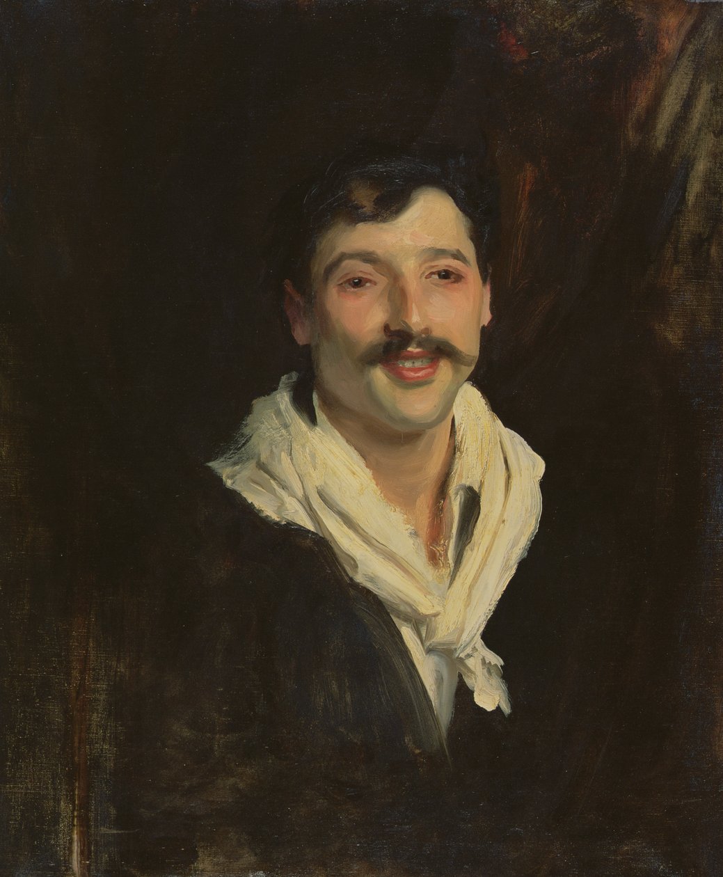 En italiensk sjöman (olja på duk) av John Singer Sargent