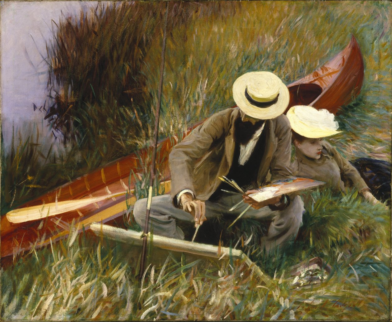 En studie utomhus av John Singer Sargent