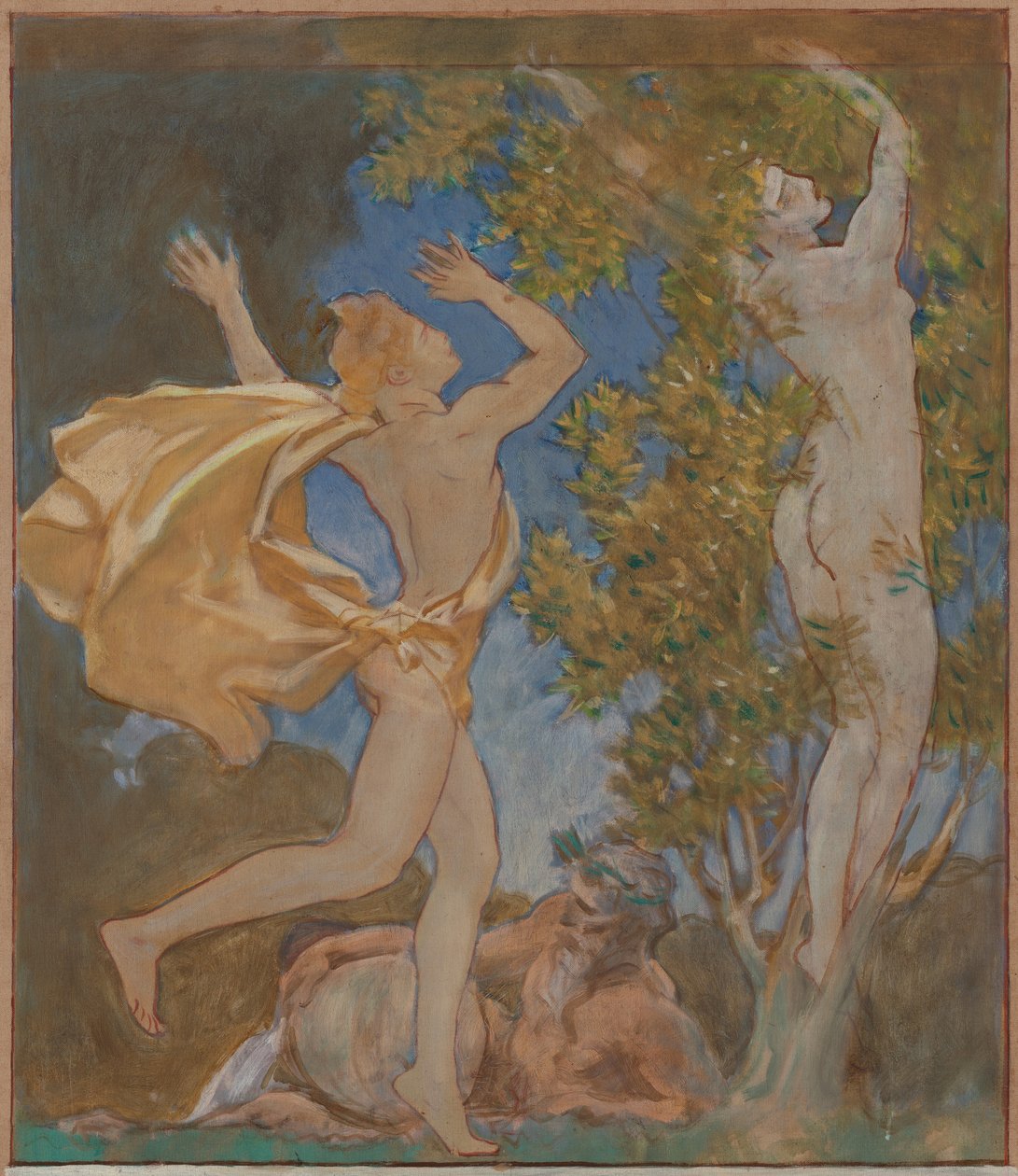 Apollo och Daphne av John Singer Sargent