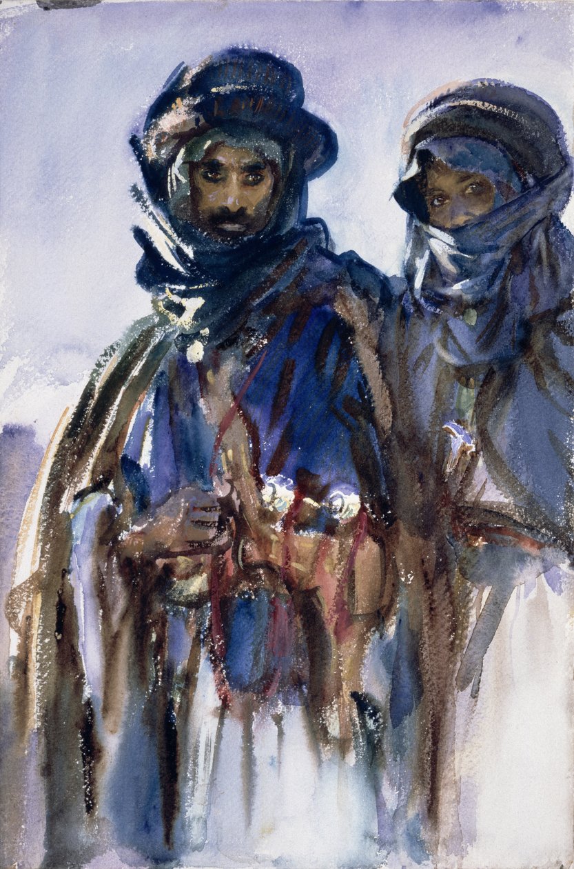 Beduiner, ca 1905 (wc på papper) av John Singer Sargent