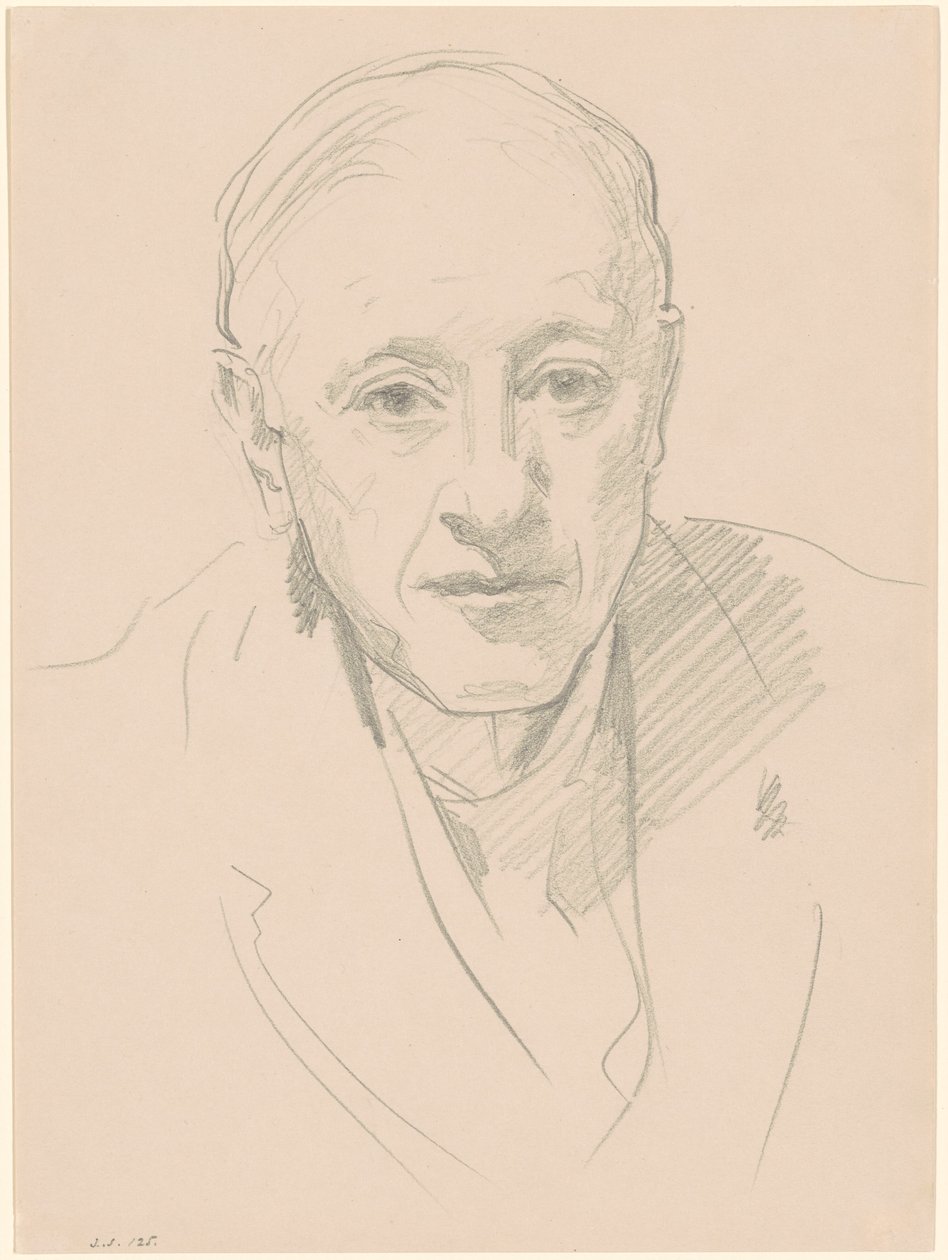 Byst av en man, 1880-1905. av John Singer Sargent