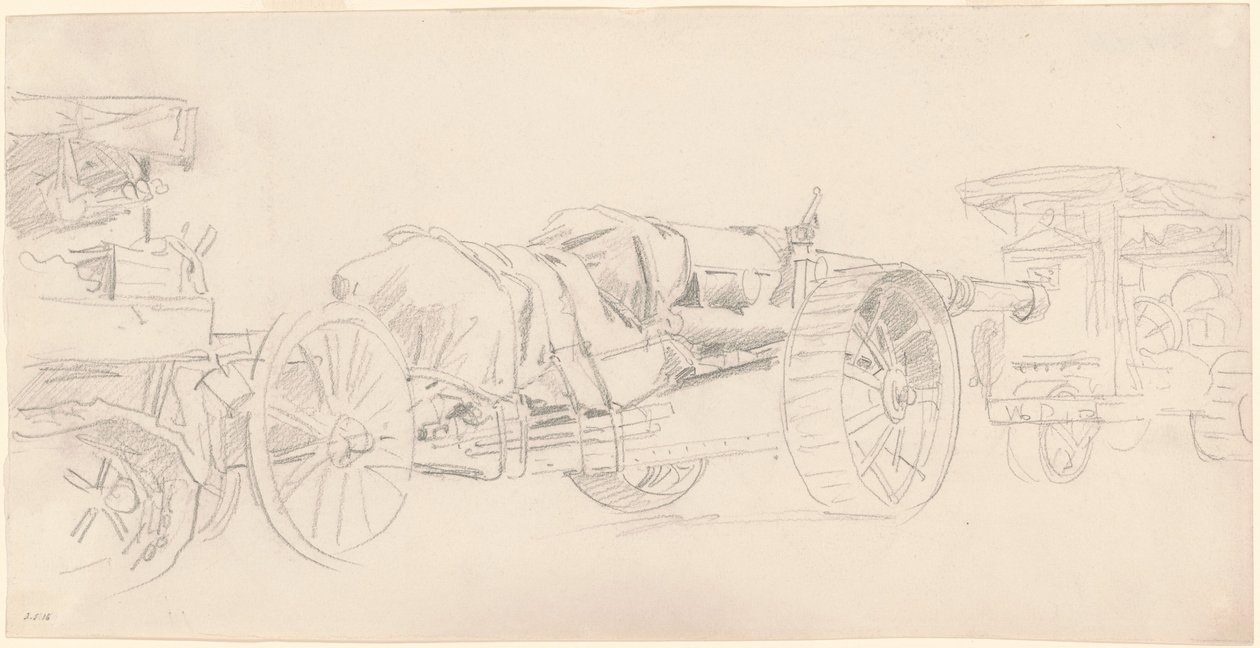 Cannon Trailers、フランススウェーデン語 av John Singer Sargent