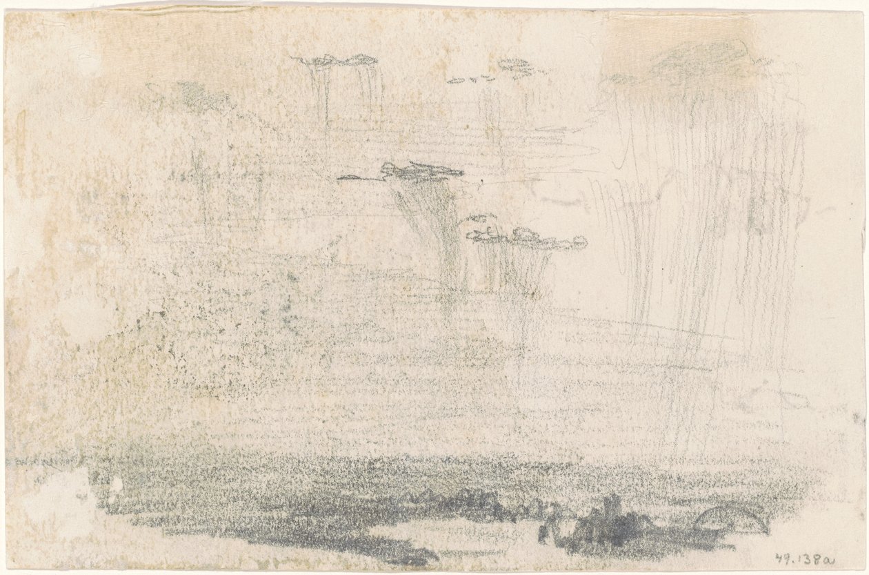 Moln [verso] av John Singer Sargent