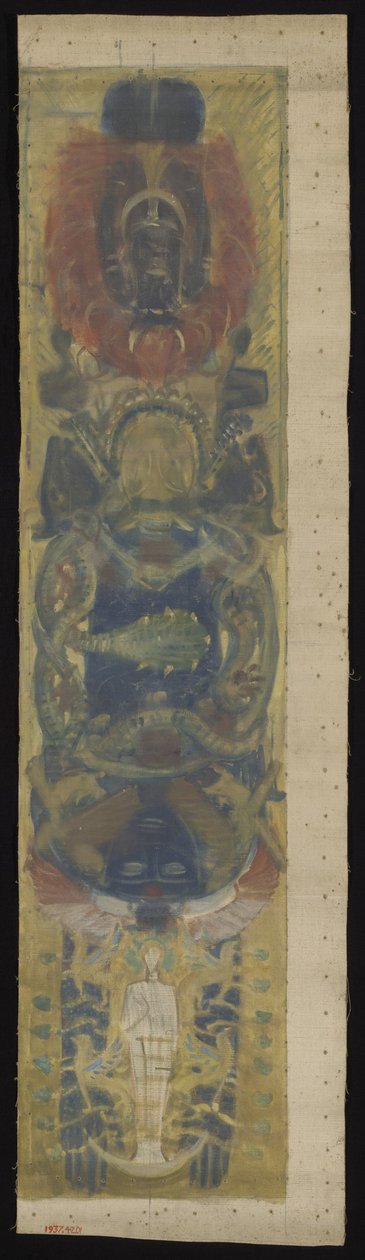 Design för Boston Public Library, 1890-4 av John Singer Sargent
