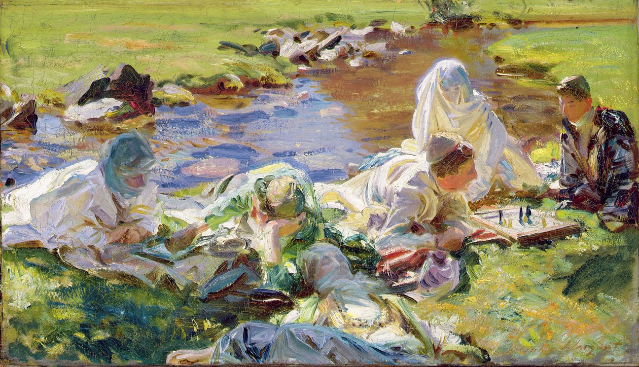 Dolce far niente, ca 1907 av John Singer Sargent